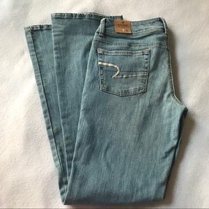 NWT American Eagle Kick Boot Stretch Blue Jeans
